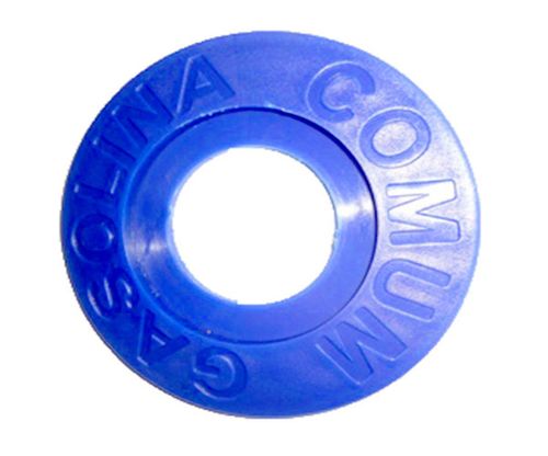 disco de identificação de combustível azul escuro gasolina comum     / UN / Zarzur