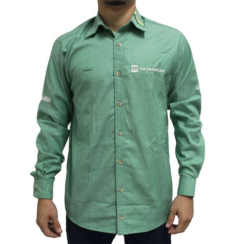 Camisa Social Gerente Manga Longa Masculina GG – BR Pista