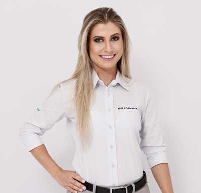 camisa gerente feminina manga longa p 1      / UN / Brmania