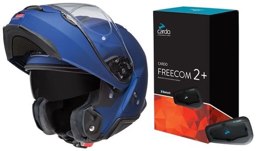 Combo Capacete Shoei + Intercomunicador Freecom 2 Unitário
