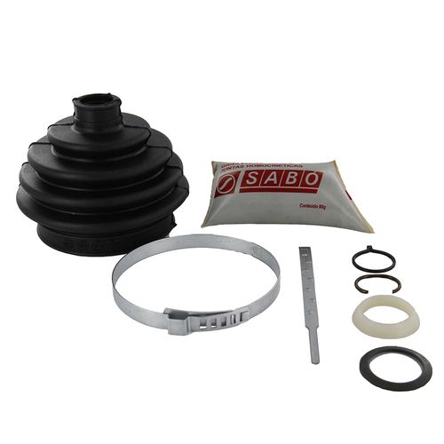 Kit Coifa Homocinética Lado da Roda Gol Parati Saveiro Voyage 1980 até 95 Apolo 90 até 92 Passat 74 até 89 Santana 84 até 92 Versailles 91 até 96