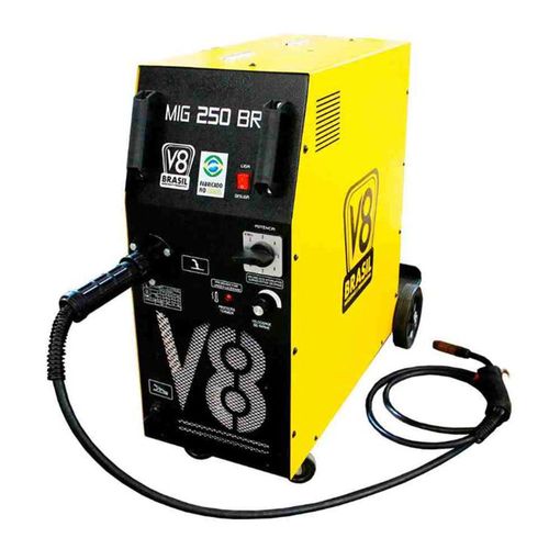 Máquina de Solda Mig 250Br 220V Monofásica - 110467 - V8 Brasil
