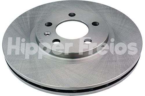 DISCO FREIO (DIANT) (VENTIL) (5 FUROS) (280MM) / FOX 10-  1.6  8V , 12-  1.6  8V  CROSSFOX / HIPPER FREIOS HF81A