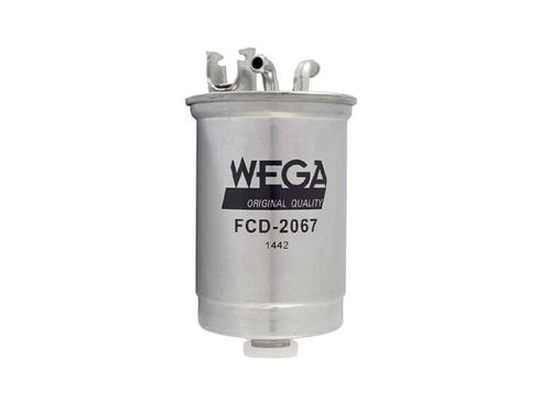 FILTRO COMBUSTIVEL (ENTR P/SENSOR) (2 CANOS CURVO) / FORD F-250 01- / WEGA FCD2067