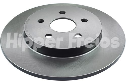 DISCO FREIO (TRAS) (SOLIDO) (S/CUBO) (5 FUROS) (270MM) / COROLLA 20- / HIPPER FREIOS HF504D