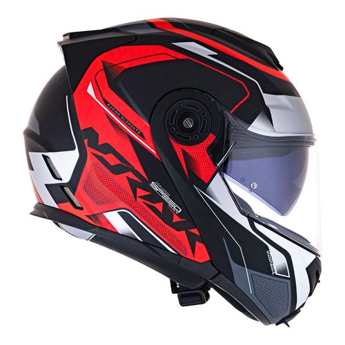 capacete NORISK ROUTE FF345 SPEEDMAX VERMELHO