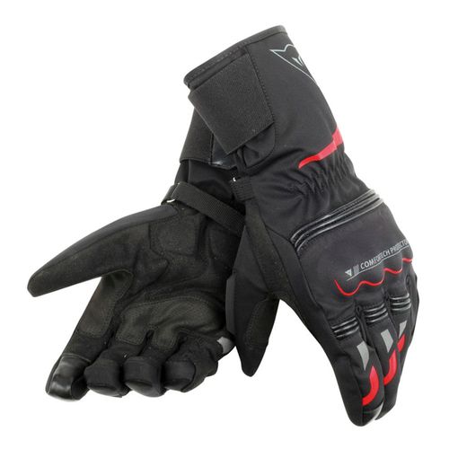 Luva Dainese Tempest D-dry Long Preto/vermelho 2xl