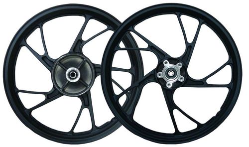 Roda Titan 150 160 Fan 150 2014 a 2018 a disco modelo Titan160 Preta Par Scud