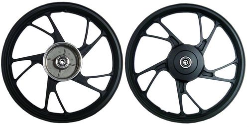 Roda Titan 150 Fan 150 2014 a 2018 a lona modelo Titan160 Preta Par Scud