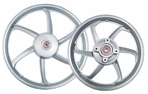 Roda Pop 100 a lona 6 Palitos Prata Fabreck Par