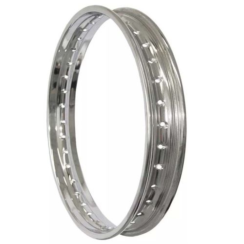 Aro Roda Nxr Bros 125 Bros 150 Bros 160 Dianteira Cromada Ferro 185x19