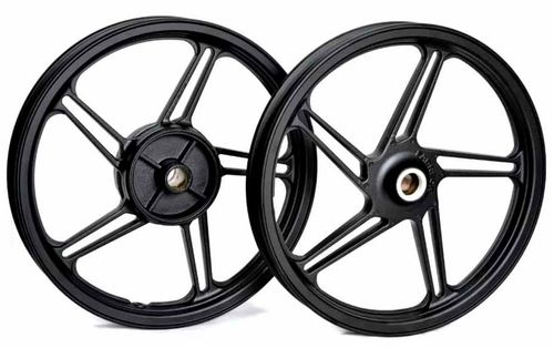 Roda Titan 150 Fan 150 2004 a 2013 a disco 5 Palitos Mod. Mix Fabreck Preta