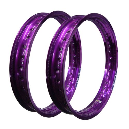Aro Alumínio Xtz125 Lander 250 Tenere 250 Violeta Par