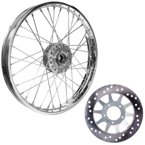 Roda Bros 125 150 160 Dianteira + Disco Freio