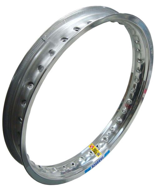 Aro Roda Alumínio 185x18 Polida Fabreck Titan, Fan, Ybr, Max, Hunter125 Unidade