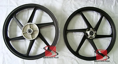 Roda Esportiva 6 Palitos Scud Titan150 Fan150 Fan160 2014 2015 2016 à Disco Par
