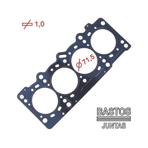 JUNTA DO CABECOTE - FIAT PALIO SIENA UNO 1.0 1.3 8V FIRE APOS 2000 | MLS 1.00MM - BASTOS