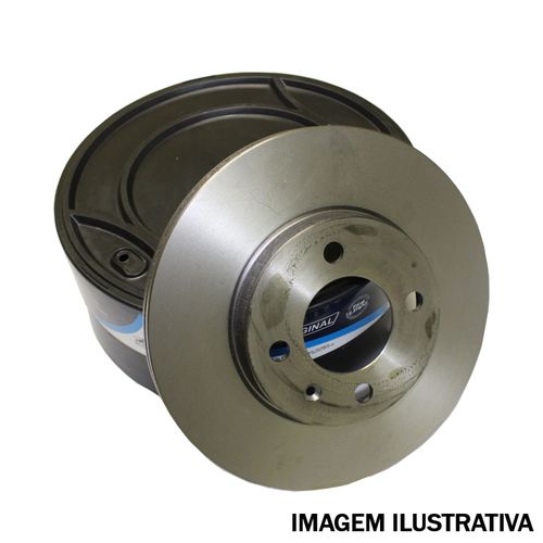 Par Disco Freio Dianteiro Ventilado HRV 1.8 16V - 53258 - D087E