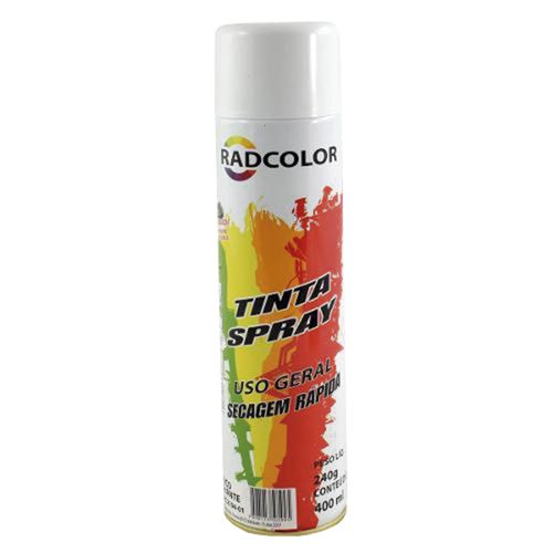 Tinta Spray Diversos Branco Brilhante 1959 a 2016 - 198088 - 2104