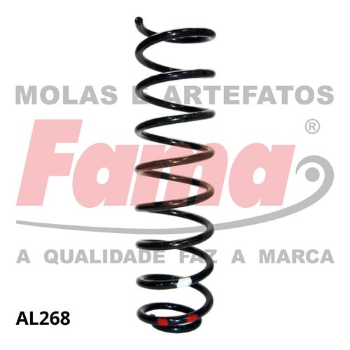 MOLA SUSPENSAO TRASEIRA / POLO CLASSIC 97-02 / FAMA AL268
