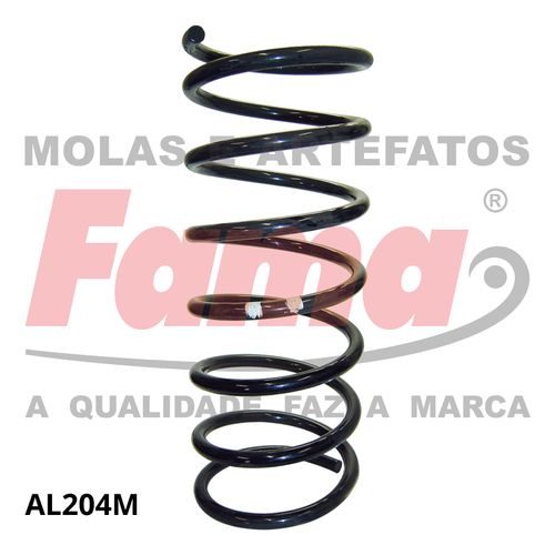 MOLA SUSPENSAO TRASEIRA / PASSAT 73-88 / FAMA AL204M