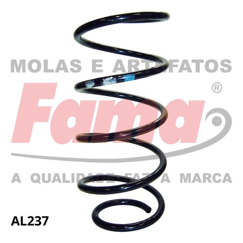 MOLA SUSPENSAO DIANTEIRA / GOL 98- 1.0/1.6/1.8/2.0 8/16V S/ACD / FAMA AL237