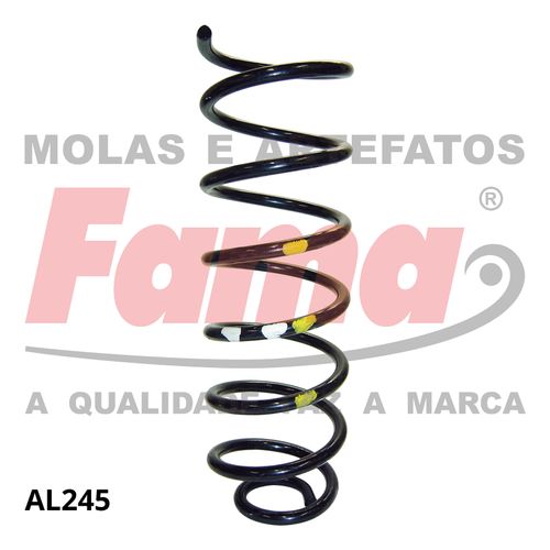 MOLA SUSPENSAO TRASEIRA / GOLF 94-98  GL/GLX/GTI / FAMA AL245