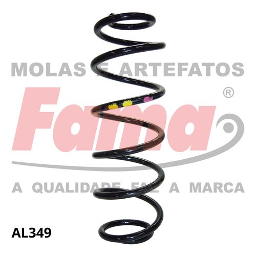 MOLA SUSPENSAO TRASEIRA / STILO 03- / FAMA AL349