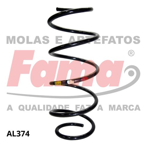 MOLA SUSPENSAO DIANTEIRA / UNO 10- EVO / FAMA AL374