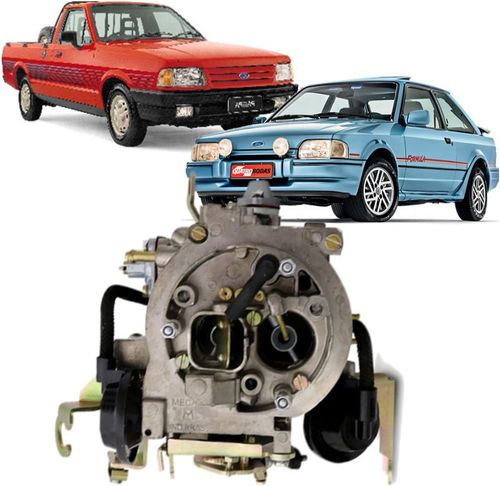 Carburador Brosol Solex 2E Ford Pampa Escort Motor Ap 1.8 Álcool