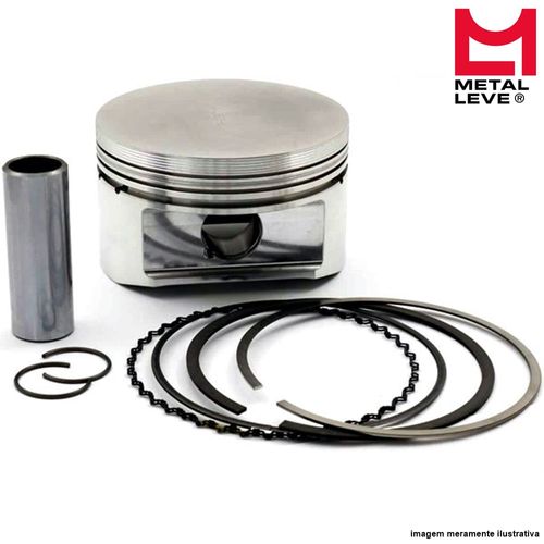 Pistão com Anéis Motor Fire 1.0 8v Flex Medida Stander (Preço Unitário) Uno - Palio - Siena - 2001 até 2007