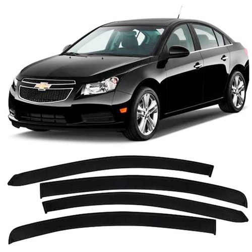 Calha de Chuva 4 portas<br>Cruze Sedan 2011 até 2016