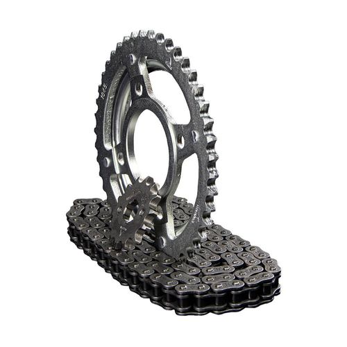 Kit Relação Transmissão Aço 1045 Titan 125 2000/04 - Fan 125