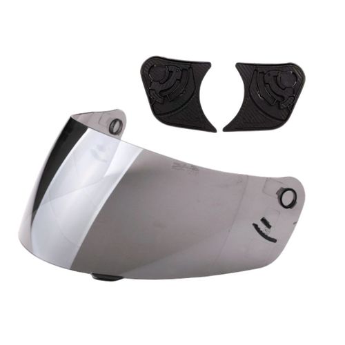 Kit Viseira + Fixação Capacete EBF EOX - New Spark