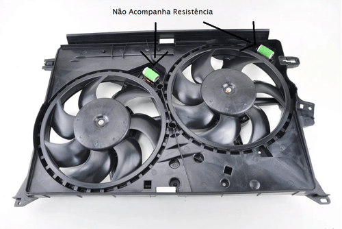 Eletroventilador Ventoinha Fiat Original Duplo 52127332 Toro Renegade Diesel