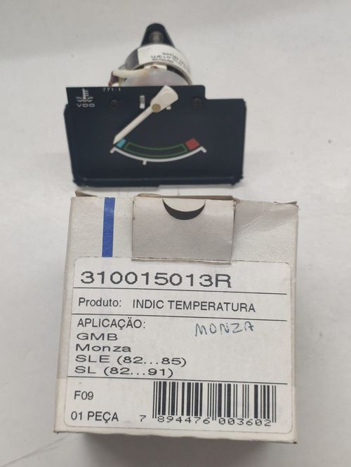 Relógio Marcador Indicador Temperatura MONZA 1982>1985 SLE/ MONZA 1982>1991 SL VDO 310015013R