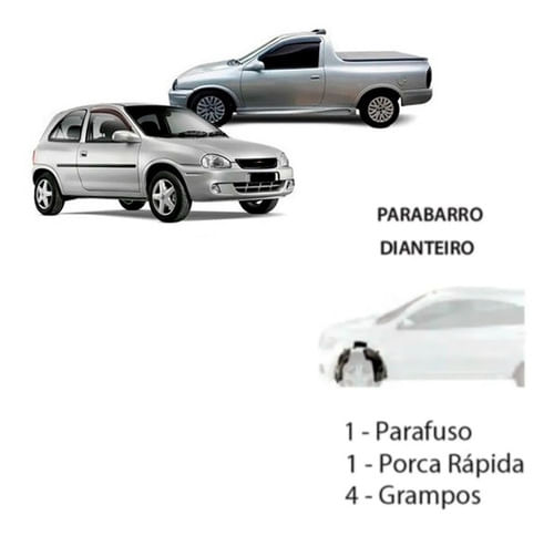 Kit Presilha Parabarro Dianteiro Corsa E Pickup 94-02