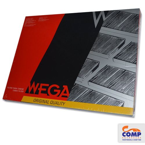 Filtro Ar Condicionado Mercedes Benz Classe SL 63 AMG GLK 300 E 63 AMG E500 CGI E35 CGI E250 CLS 63 400 C + Carros 07 em diante Wega AKX3589 c/ carvão