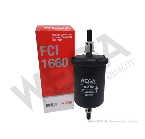 Filtro de Combustível 145 Seville Tiggo 8 Agile Astra Blazer Celta Classic Cobalt Corsa Cruze Meriva Montana + Carros 1990 em diante Wega FCI1660