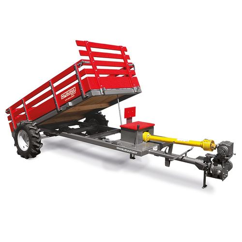 Carreta Agrícola Tracionada Multi Basculante Baixa Maquinafort para Micro Trator