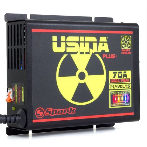 Fonte e Carregador Automotivo Usina 70A Plus - 12V battery metter SUBM14470BV