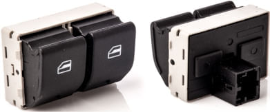 INTERRUPTOR BOTAO VIDRO DUPLO FOX-GOL-POLO  02.... - K3934200