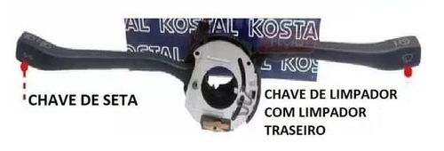 CHAVE SETA COM LIMPADOR DIANTEIRO E TRASEIRO GOL 94-99  - K1405301