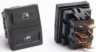 INTERRUPTOR BOTAO VIDRO ELETRICO TRASEIRO GOL SIMPLES GOL 99-09 - K3105100