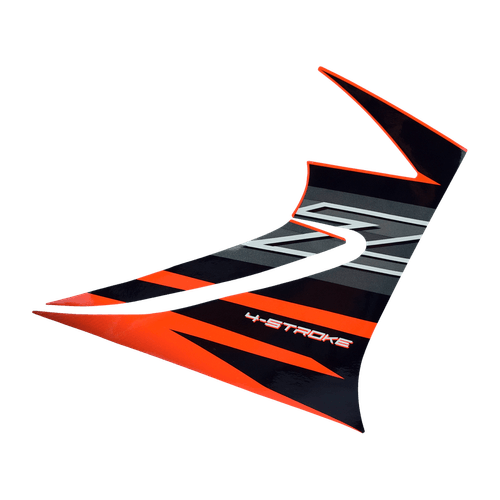 Adesivo Aba do Tanque Direito Laranja XTZ 125 15-16 Original Yamaha