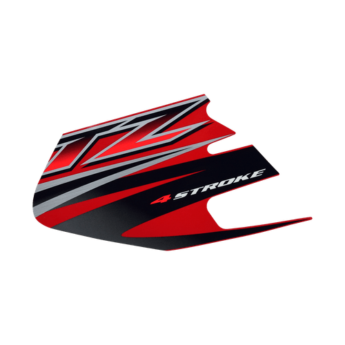 Adesivo Tanque Esquerdo Vermelho XTZ 125 2006 Original Yamaha