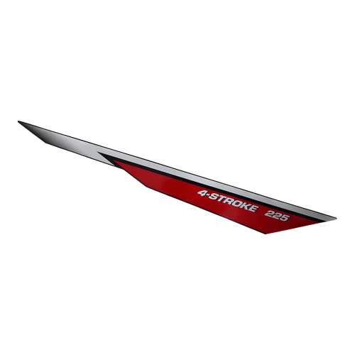 Faixa Adesivo Tampa Lat Dir XT 225 Vermelho 01 Original Yamaha