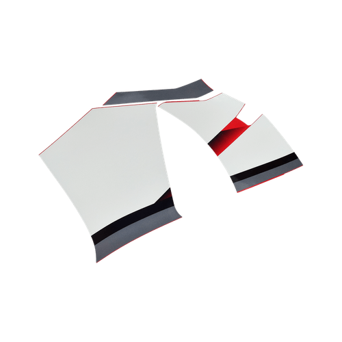 Adesivo Carenagem Lateral Esquerdo YZF R1 2001 Vermelho Original Yamaha