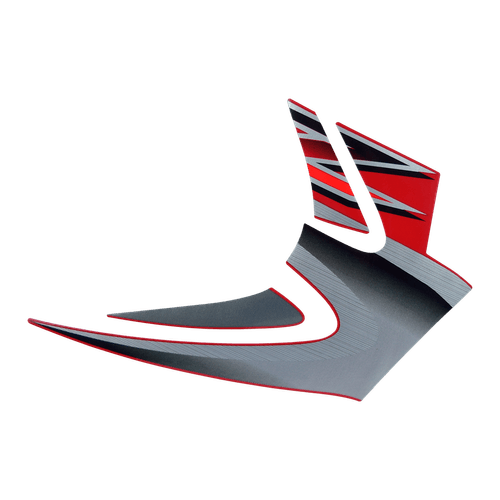 Adesivo Aba do Tanque Direito Vermelho XTZ 125 06 Original Yamaha