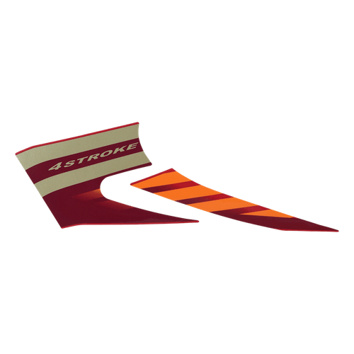 Adesivo Aba do Tanque Esquerda Vermelho XTZ 125 2008 Original Yamaha